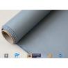 590G 0.45mm Grey Silicone Coated Fiberglass Fabric For Fire Resistant Blanket