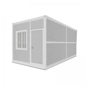 China MGO Board Floor 20ft 40ft Prefab Folding Container Homes Folding Flat Pack Container House supplier