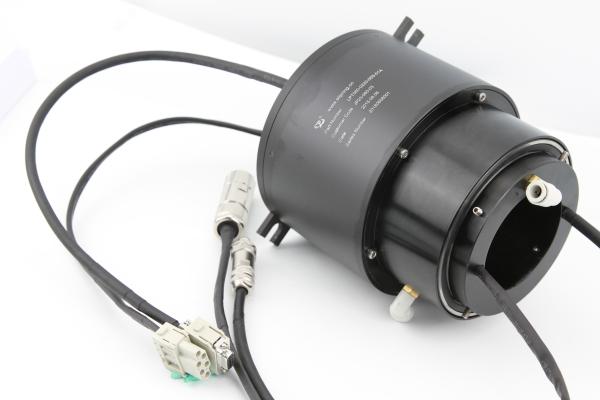 Anillo de deslizamiento a través del agujero de 8 circuitos que transmiten corriente de 20A