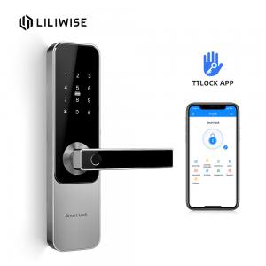 China European Bluetooth Door Lock Smart WiFi Fingerprint Bluetooth America Standard Handle Lock supplier
