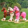 China Cute Children Rocking Horse Toys Sound Moving Mouth Tail Led Light Big wholesale
