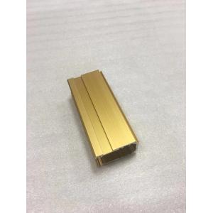 Gold Shine Anodized Aluminum Profile use for Tool Cabinet Exporting to Europe