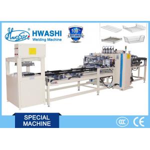 China Full Automatic Wire Dropping Hopper , Mesh Welding Machine for Kitchen Wire Basket supplier