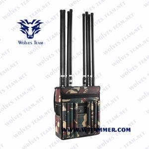 China Jammer celular do sinal da frequência do telefone celular de Bluetooth RF do isolador da rede do construtor incorporado da G/M 3G 4G WiFi da pilha de bateria supplier