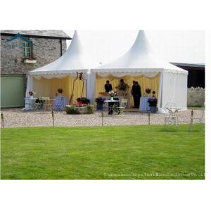 China 8m * 8m Large Sun / Water / Fire Proof Pagoda Tents With Roof Linings For Outdoor Party supplier