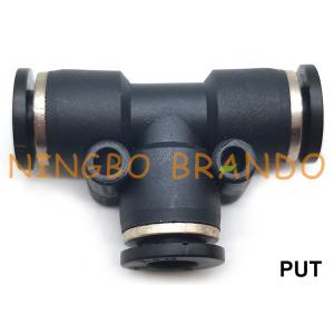 PUT Union Tee Plastic Pneumatic Hose Fittings 3 Way 1/8'' 1/4'' 3/8'' 1/2''