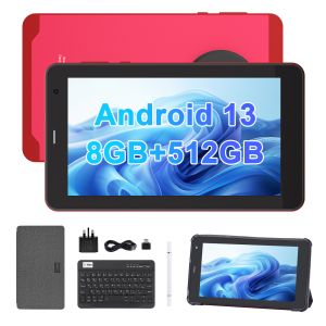 China C Idea  Android 13 Tablets With SIM Wifi 7 Inch Touch Screen Tablet For Students CM518 Pro Red on sale