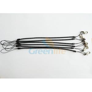 China Urethane Stylus Tether Cord 20CM String Loop End Fittings With Phone Straps / Metal Clip supplier