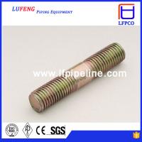 China Carbon steel zinc plated stud bolt with nut and washers on sale