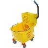 36L Hygiene Clean Bucket With Trolley PP Material Service Trolley For Cleaning Carts