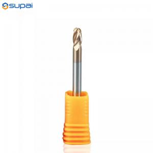 China HRC58 4 Flutes Ball Nose End Mill Metal Carving Milling Cutter Engraving For Copper Steel supplier