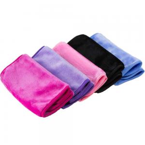 China Soft microfiber deep cleaning makeup remover towel reusable makeup remover cloth supplier