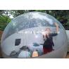 China Semi Transparent Inflatable Bubble Tent With Two White Tunnel for hotel wholesale