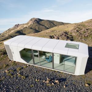 China Porte en verre trempé creux en aluminium et fenêtres maison capsule spatiale Installation rapide et structure solide supplier