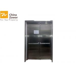 Galvanized Steel 1 Hour Fire Rated Door With Vision Panel/ Commercial Fire Rated Doors