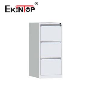 China White Steel Lockable 3 Drawer Filing Cabinet Rustproof Waterproof For Office supplier