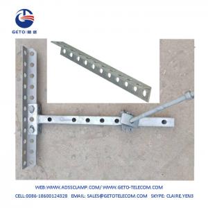 11 Holes Cross-Arm Pole/Extension Bracket/Pre-Drilled For Overhead Lines