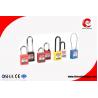 Steel Wire Long Shackle Cable Safety Pad lock High Security Lockout Padlock