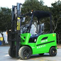 China ZHONGMEI 2t Electric Forklift 4x4 Full Pallet Stacker Forklift With 2000 Wheelbase on sale