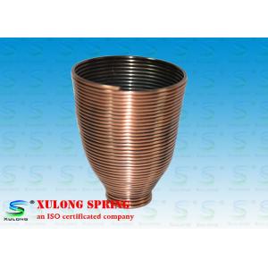 China Steel Copper Plating Display Specialty Springs Cup Shaped Left Direction supplier
