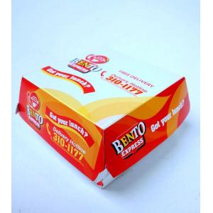Food Safe Paper Box Packaging For Hamburger Package , Customized Hamburger Paper Box