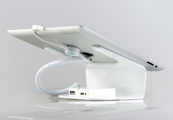 COMER anti-theft cable locking devices Retail open display security solution for tablet PC tabletop displays