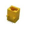 China KRJ-015DJWDNLの保護されていないRj45インターネット接続10/100メガビット、黄色い色 wholesale