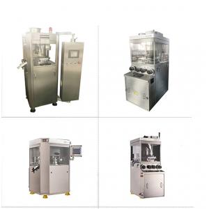 Rotary Pharmaceutical Tablet Press 7.5kw Powder Tablet Press Stainless Steel