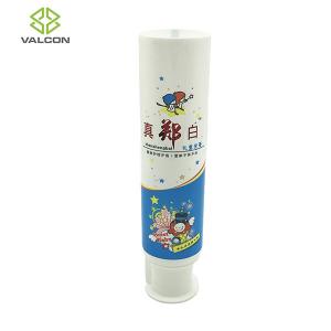 China Blank Plastic Toothpaste Tubes Flip Cap LDPE Material Hot Stamping supplier