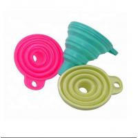 China Flexible Soft Silicone Funnel Kitchen Funnel Set,Food Grade Silicone Funnel on sale
