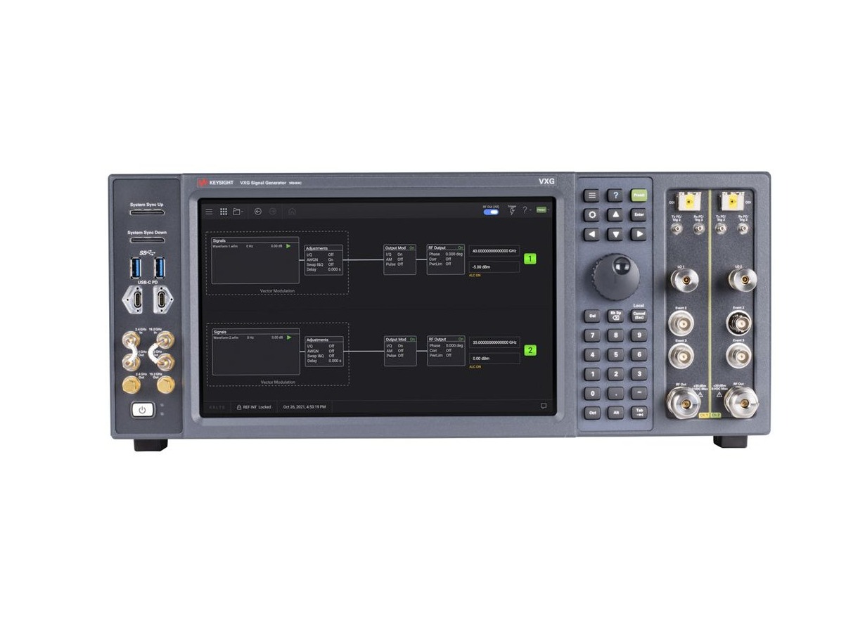 China Keysight M9484C VXG Vector Signal Generator 9 kHz a 54 GHz, M9484C VXG signal generator, até 2,5 GHz, 1/2/4 canais on sale