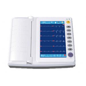 China Touch Display , 12 Leads ECG Monitoring System 12 Channel Format Recording supplier