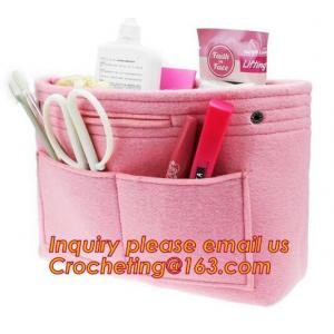 cute nursery felt box, Best selling wholesale felt purse organizer insert, Best selling fashionable Travel Insert felt b