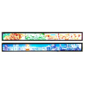 86 Inch Stretched Bar Lcd Display For Shopping Mall 3840*600 Resolution