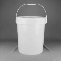 China 25 Litre Plastic Wrap Bucket For Paint With Lid And Handle on sale