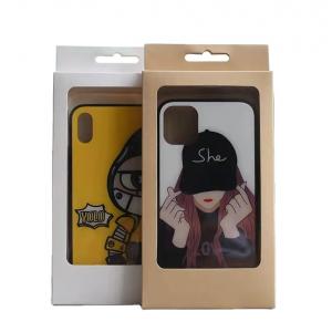 China Custom cardboard printing decals for cell phone case paper packaging box supplier