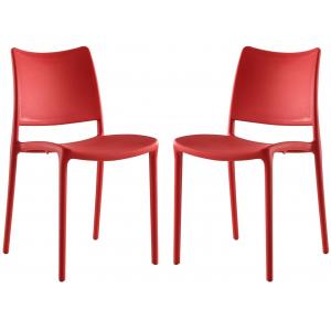 Modern Restaurant Plastic Furniture Garden Polypropylene Plastic Stackable Dining Chairs