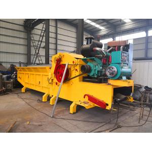 China Diesel Engine Powered Wood Chipper Drum Crusher machine with magnetic system for mobile usage supplier
