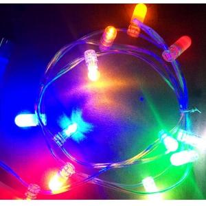 China Outdoor Decorative Christmas Tree Light String 100m 666leds color changing 12V LED Clip Lights supplier