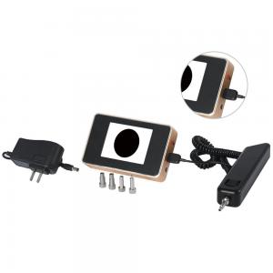 HandHeld Portable 400x HD Fiber Tip Microscope Fiber Optic  Inspection