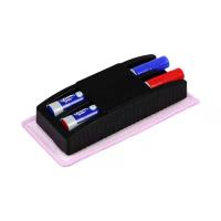 China Custom Plastic Magnetic Whiteboard Erasers With Pen Holder on sale