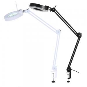 magnifying lamp led magnifier  w/o dust proof cover Desk Lamp with Clamp Mount Metal Swing Arm