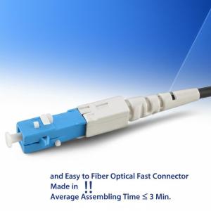 China Fast and Easy to Fiber Optical Fast Connector Made in with Average Assembling Time ≤ 3 Min wholesale