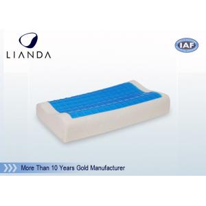 China Visco-Elastic Memory Foam Pillow Cooling Gel Contour Help Deep Sleep supplier