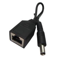 China Custom Black RJ45 Extension Cable DC plug For RJ45 Female Adapter on sale