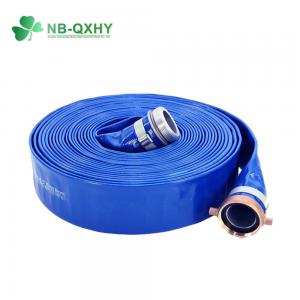 China PVC Layflat Hose for Agricultural Irrigation 12 Inch High Pressure Flexible Garden Hose supplier