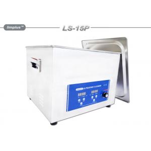 China Kitchen Vegetables Bacterias Table Top Ultrasonic Cleaner 15 Liter Sweep Function With Basket supplier