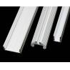 6063 - T5 Construction Aluminum Profile Extrusion Channel With PVDF / Powder