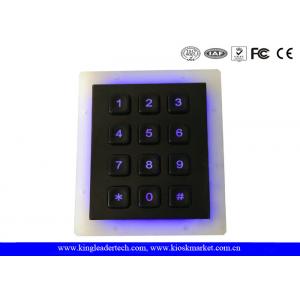 China Gas Station Backlight Keypad 12 Key In 3x4 Matrix With Multi - Language supplier