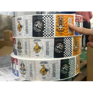 Round Custom Printed Logo Labels For Packaging Vinyl Waterproof Sticker Printing